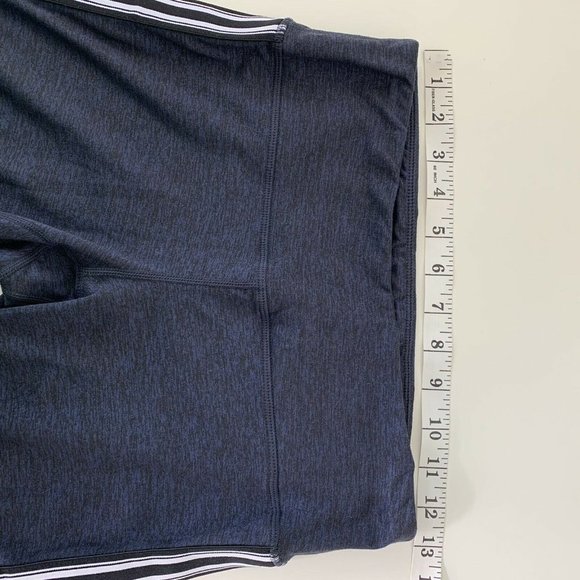 SPIRITUAL GANGSTER Athletic Side Stripe Practice Leggings Heather Blue M - Picture 4 of 10